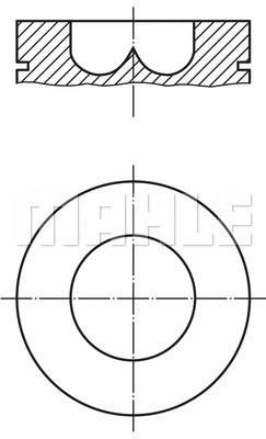 009 61 00 KNECHT/MAHLE Поршень (фото 1)