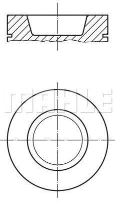 229 40 00 KNECHT/MAHLE Поршень (фото 1)