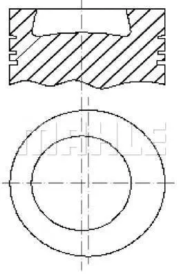 E48415 KNECHT/MAHLE Поршень (фото 1)