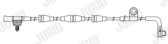 FWI281 JURID Сигнализатор, износ тормозных колодок (фото 1)