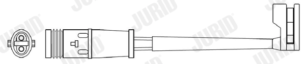 FWI311 JURID Сигнализатор, износ тормозных колодок (фото 1)