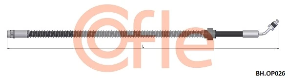 92.BH.OP026 COFLE Тормозной шланг (фото 2)