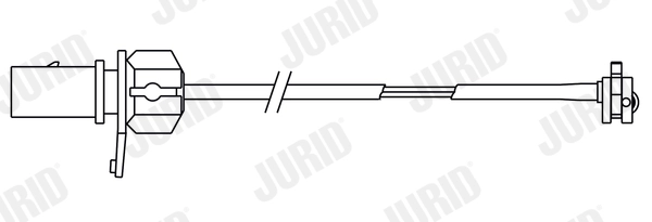 FWI395 JURID Сигнализатор, износ тормозных колодок (фото 1)