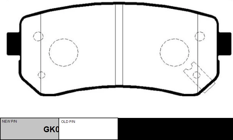 CKKK-36 CTR Комплект тормозных колодок, дисковый тормоз (фото 2)