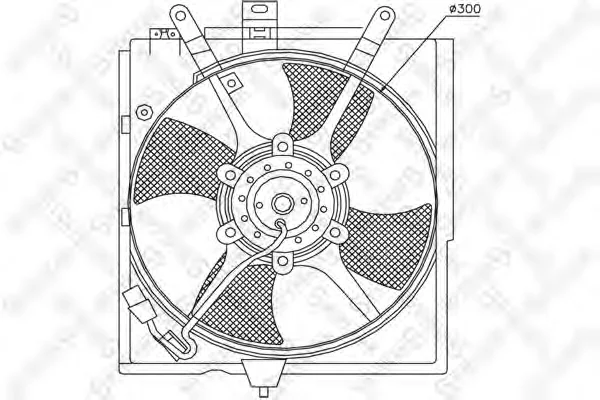 29-99050-SX STELLOX Вентилятор охлаждения радиатора (фото 1)