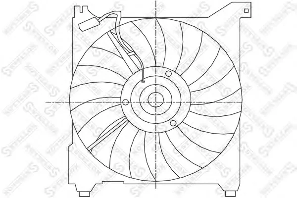 29-99196-SX STELLOX Вентилятор охлаждения радиатора (фото 1)