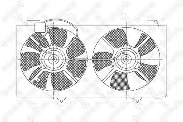 29-99356-SX STELLOX Вентилятор охлаждения радиатора (фото 1)