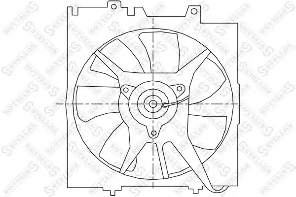 29-99428-SX STELLOX Вентилятор охлаждения радиатора (фото 1)