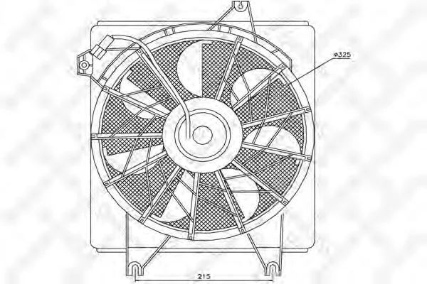 29-99450-SX STELLOX Вентилятор охлаждения радиатора (фото 1)