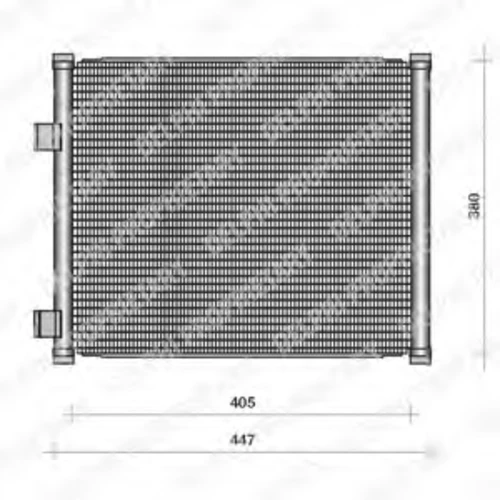 TSP0225111 DELPHI Конденсатор, кондиционер (фото 2)