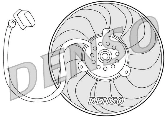 DER32004 DENSO Вентилятор, охлаждение двигателя (фото 2)