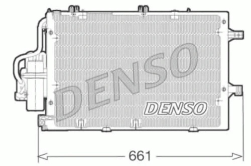 DCN20015 DENSO Конденсатор, кондиционер (фото 2)