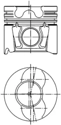 94966600 KOLBENSCHMIDT Поршень (фото 1)