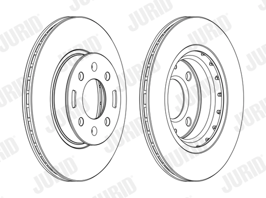562796J-1 JURID Тормозной диск (фото 2)