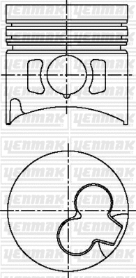 31-04608-000 YENMAK Поршень (фото 1)