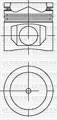 31-04680-000 YENMAK Поршень (фото 1)