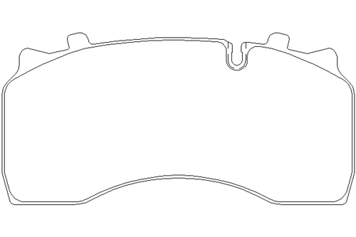 CVP086 DON Комплект тормозных колодок, дисковый тормоз (фото 2)