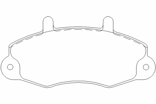 CVP062 DON Комплект тормозных колодок, дисковый тормоз (фото 2)