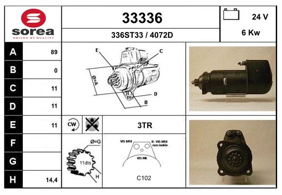 33336 EAI Стартер (фото 1)