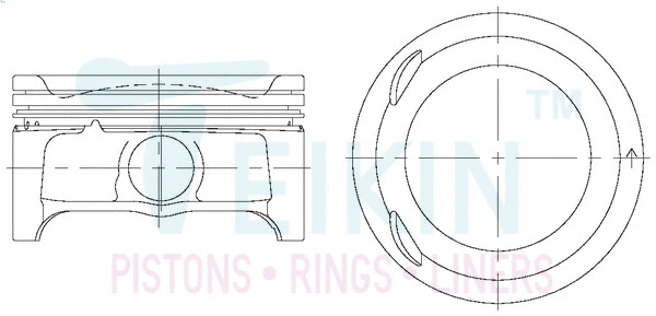 42680.STD TEIKIN Поршень (фото 1)