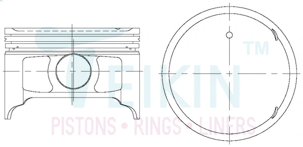 43287.STD TEIKIN Поршень (фото 1)