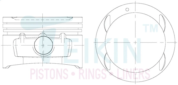 49102.STD TEIKIN Поршень (фото 1)