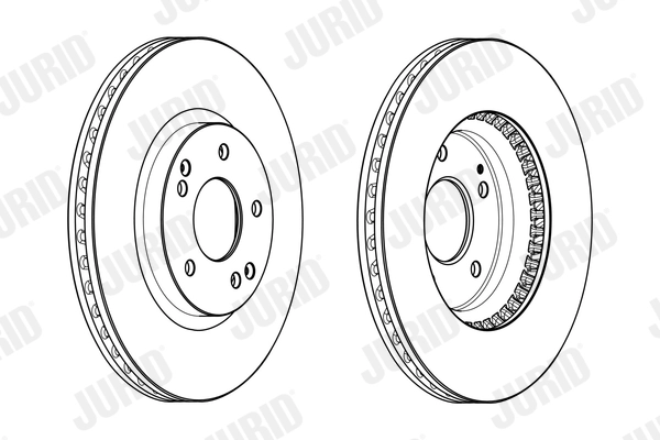 562984JC-1 JURID Тормозной диск (фото 1)