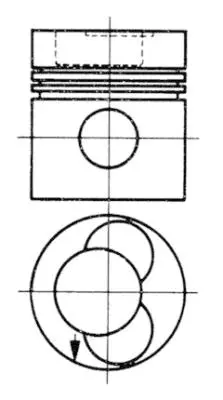92581962 KOLBENSCHMIDT Ремонтный комплект, поршень / гильза цилиндра (фото 1)
