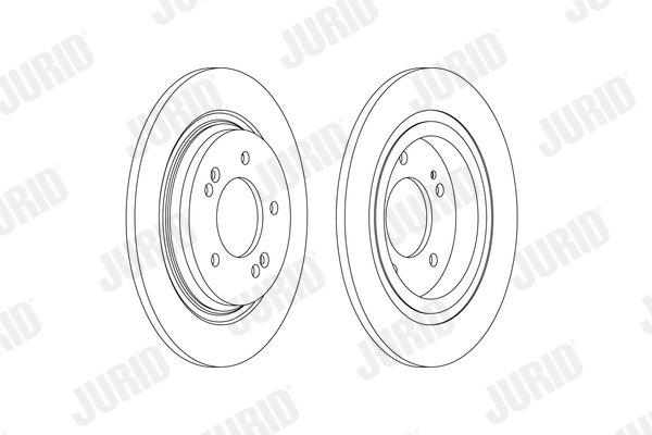 563182JC-1 JURID Тормозной диск (фото 1)
