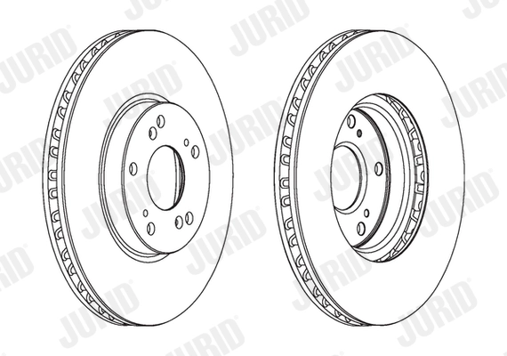 562725JC-1 JURID Тормозной диск (фото 1)