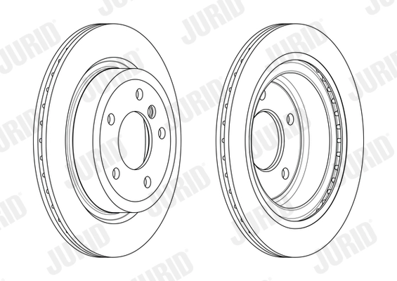 563233JC-1 JURID Тормозной диск (фото 1)