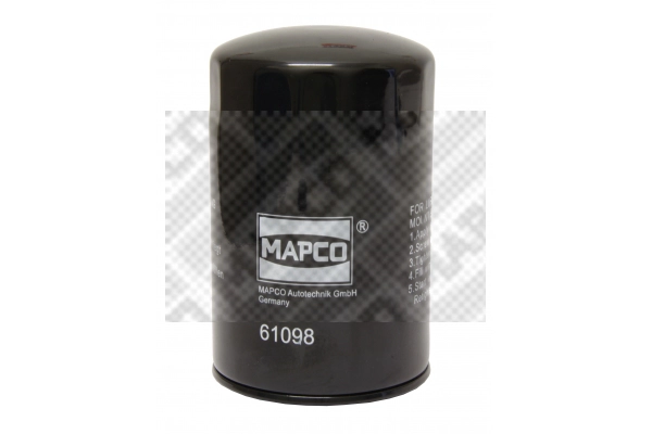 61098 MAPCO Масляный фильтр (фото 4)