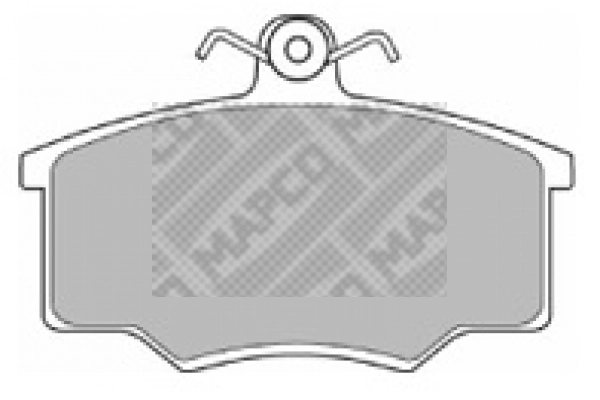 6138/1 MAPCO Комплект тормозных колодок, дисковый тормоз (фото 1)