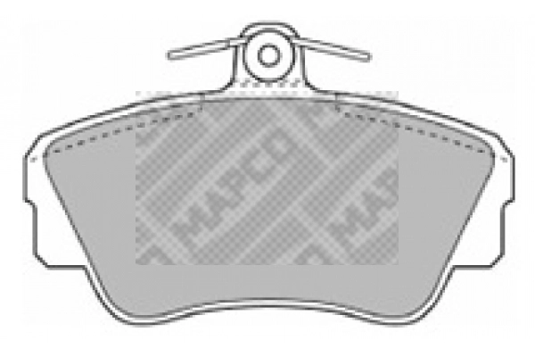 6365 MAPCO Комплект тормозных колодок, дисковый тормоз (фото 2)