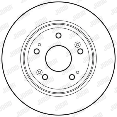 562687JC-1 JURID Тормозной диск (фото 1)