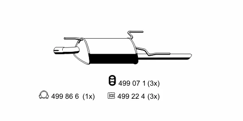 043014 ERNST Глушитель выхлопных газов конечный (фото 2)