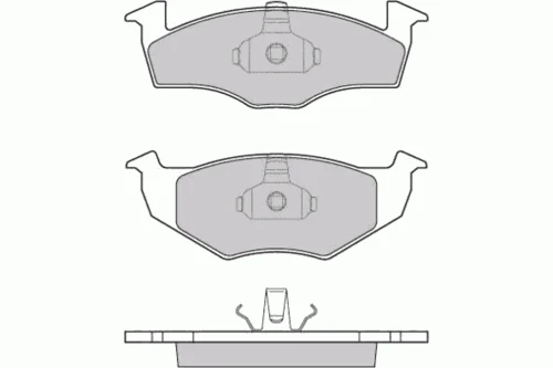 12-0682 E.T.F. Комплект тормозных колодок, дисковый тормоз (фото 2)