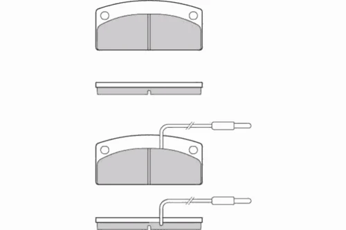 12-1002 E.T.F. Комплект тормозных колодок, дисковый тормоз (фото 2)