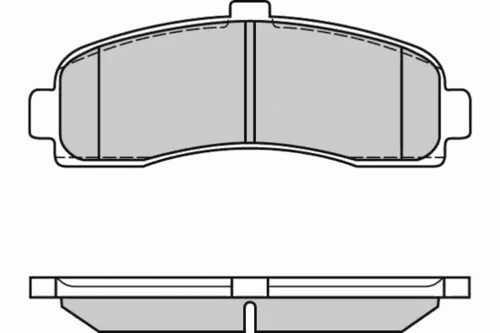 12-0563 E.T.F. Комплект тормозных колодок, дисковый тормоз (фото 2)