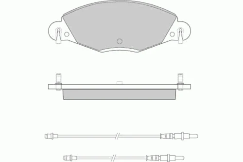 12-0937 E.T.F. Комплект тормозных колодок, дисковый тормоз (фото 2)
