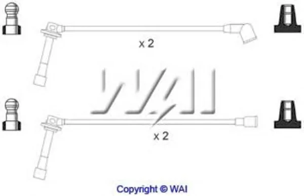 SL143 WAIGLOBAL Высоковольтные провода (комплект проводов зажигания) (фото 1)
