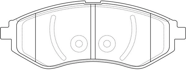 FP1269 FIT Комплект тормозных колодок, дисковый тормоз (фото 1)