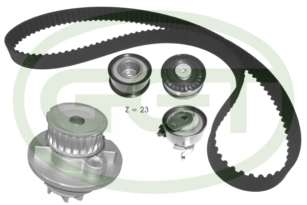 KPA20132 GGT Водяной насос + комплект зубчатого ремня (фото 2)