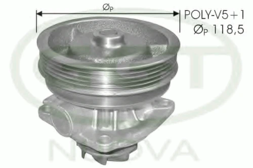 PA10710 GGT Водяной насос, охлаждение двигателя (фото 2)