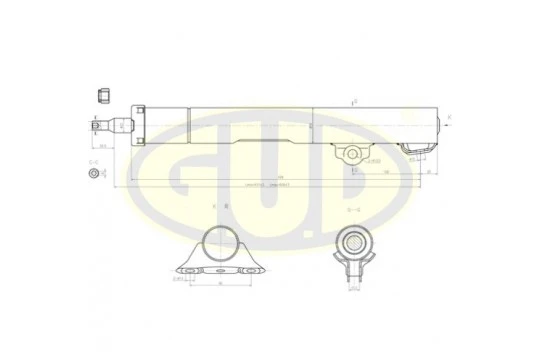 GSA334017 G.U.D Амортизатор (фото 1)