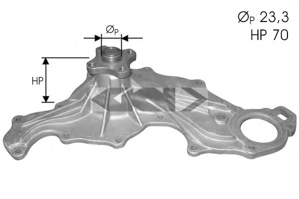91009 GKN SPIDAN/LOEBRO Водяной насос (помпа) (фото 1)