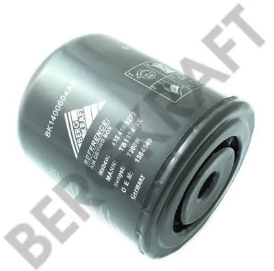 BK1400604AS BERGKRAFT Фильтр осушитель воздуха пневматической тормозной системы (фото 1)