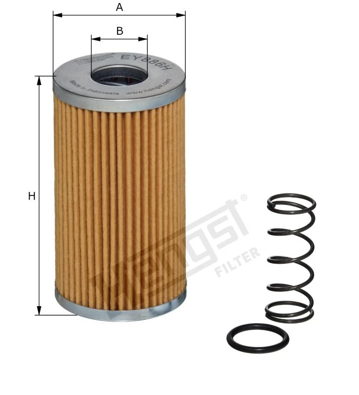 EY886H D392 HENGST Фильтр, система рабочей гидравлики (фото 2)