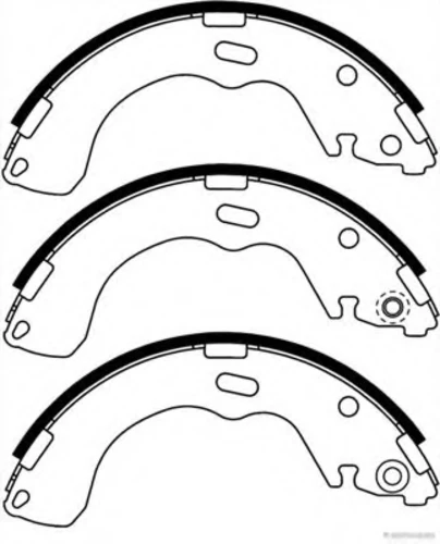 J3503040 HERTH+BUSS Тормозные колодки (фото 3)