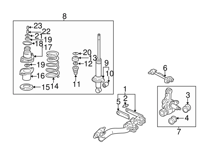 52441-S5A-C51 HONDA Coil springs (фото 3)